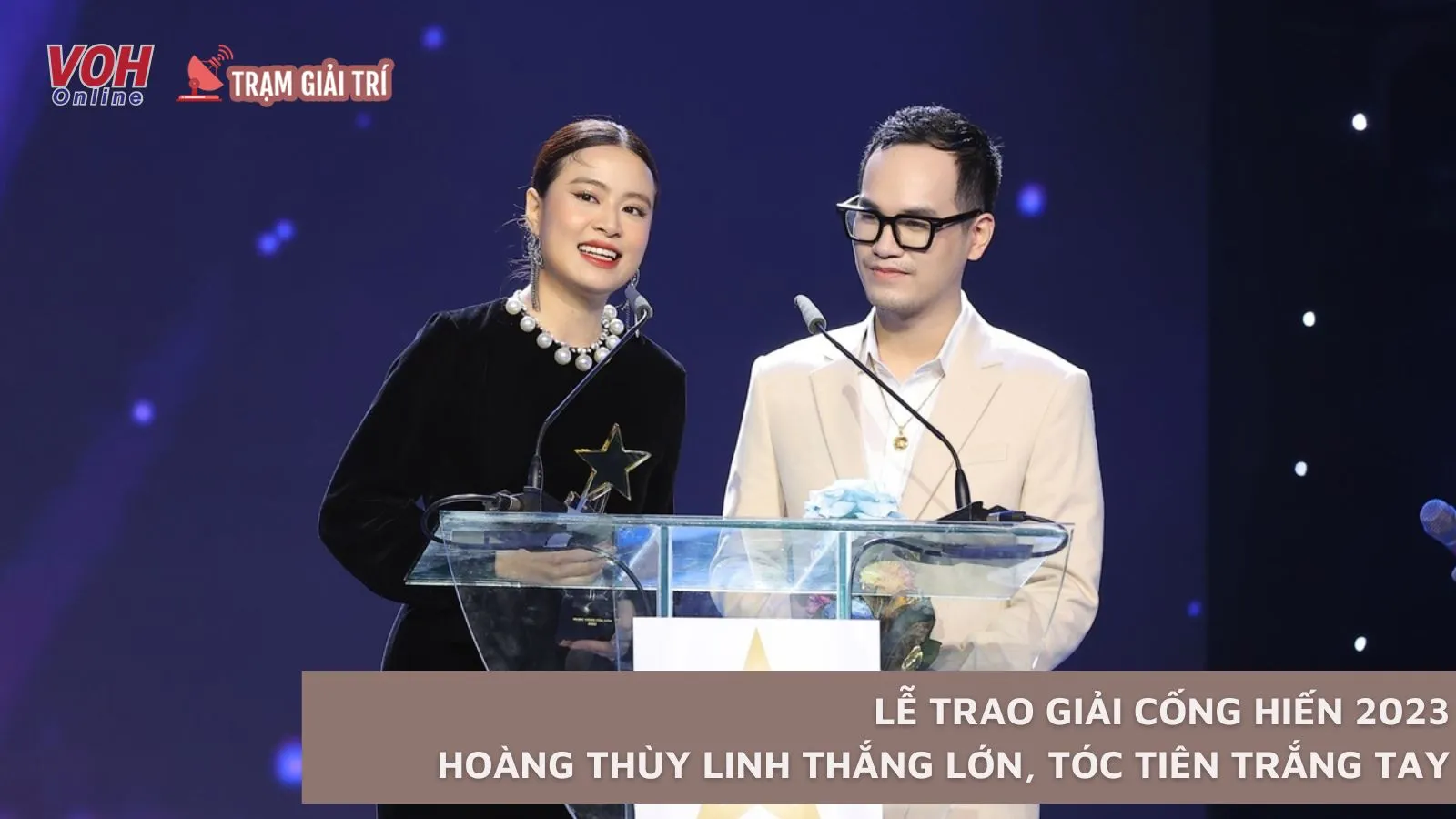 Lễ trao giải Cống hiến 2023: Hoàng Thùy Linh thắng lớn, Tóc Tiên trắng tay