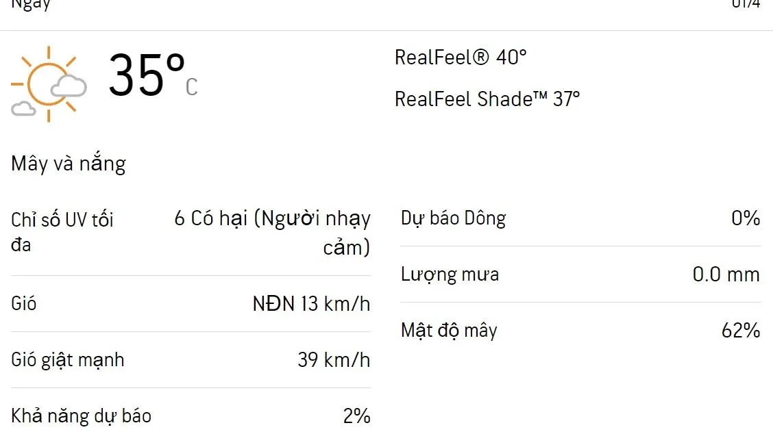 Dự báo thời tiết TPHCM cuối tuần (1/4– 2/4/2023): Trời nắng không mưa