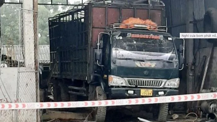 Nổ lớn tại gara ô tô, 1 người chết 5 người bị thương