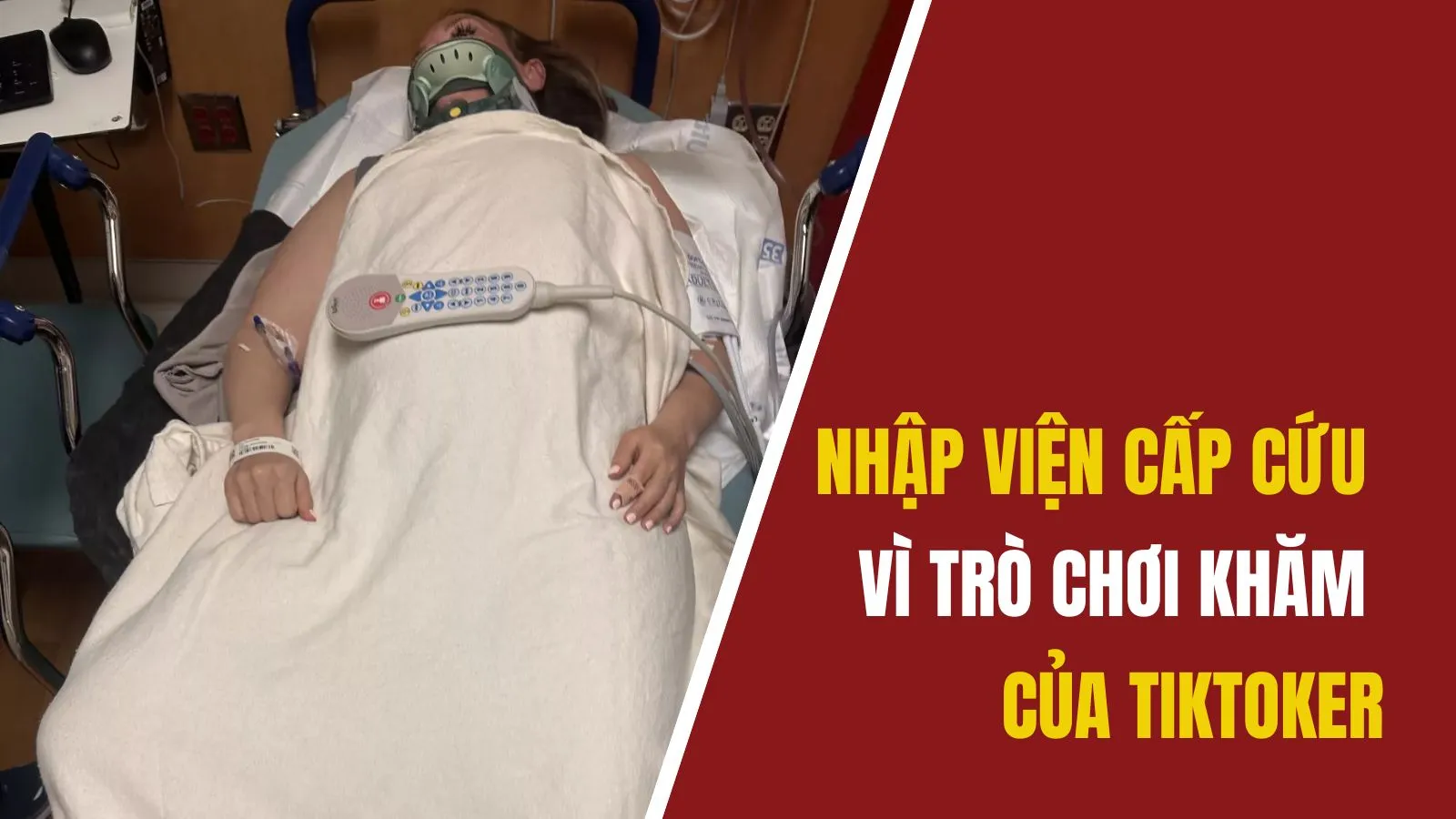 Nhập viện cấp cứu vì trò chơi khăm của Tiktoker