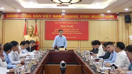 Hội nghị đánh giá kết quả công tác tổ chức xây dựng Đảng quý I, triển khai nhiệm vụ quý II