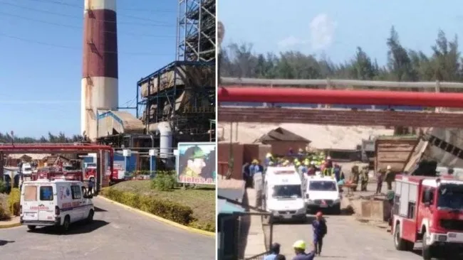 Bên trong nhà máy điện lớn nhất Cuba bị sập, 1 người chết