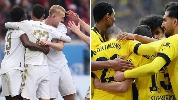 Bayern và Dortmund cùng thắng đối thủ trong tốp 4 Bundesliga