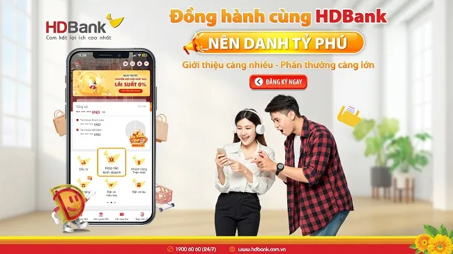 “Đồng hành cùng HDBank, nên danh tỷ phú” 2023