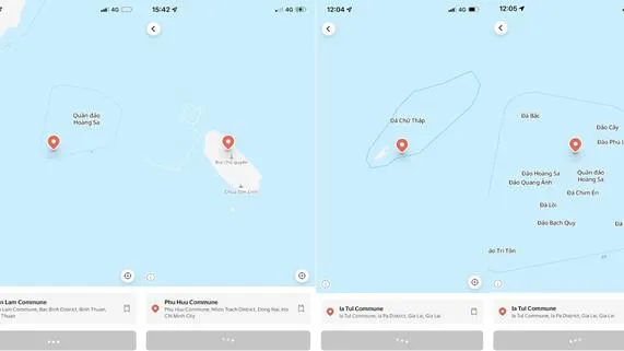 Grab khắc phục lỗi hiển thị sai lệch về chủ quyền Việt Nam