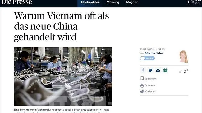 Việt Nam lọt vào “mắt xanh” nhà đầu tư Áo