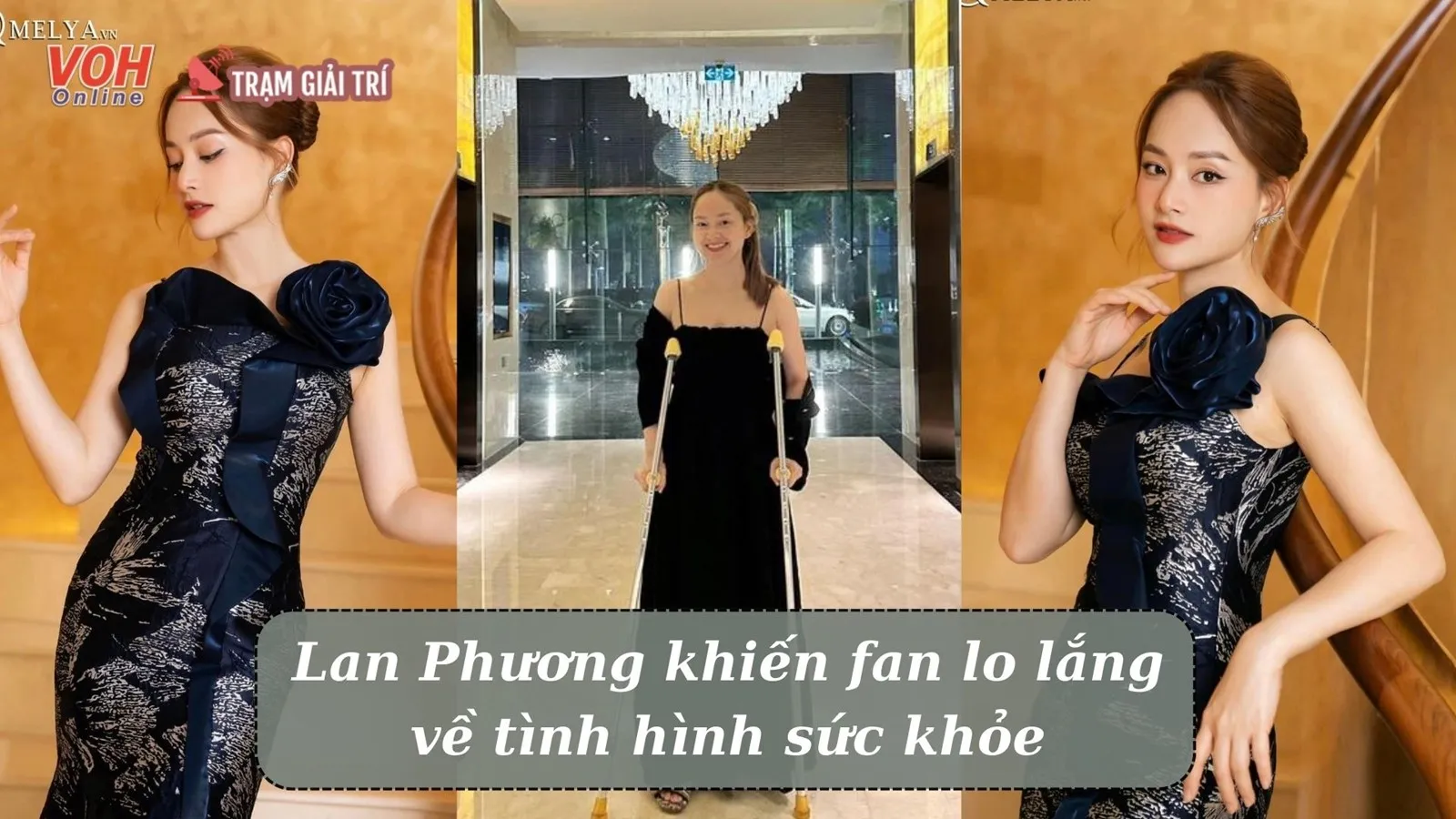 Sức khỏe của Lan Phương sau 2 tháng chống nạng