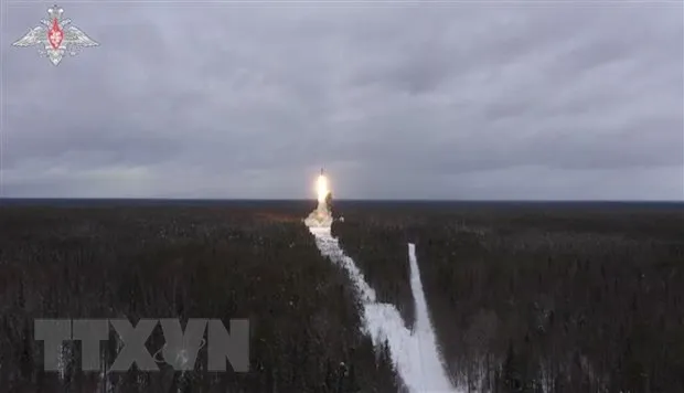 Bộ trưởng Quốc phòng Nga kiểm tra Binh chủng Tên lửa Chiến lược