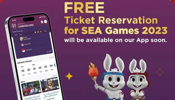 CĐV nhận vé “miễn phí” trên app chính thức của SEA Games 32