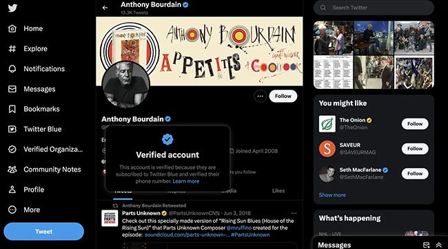 Loạt tài khoản của người nổi tiếng đã khuất trên Twitter bất ngờ có tick xanh