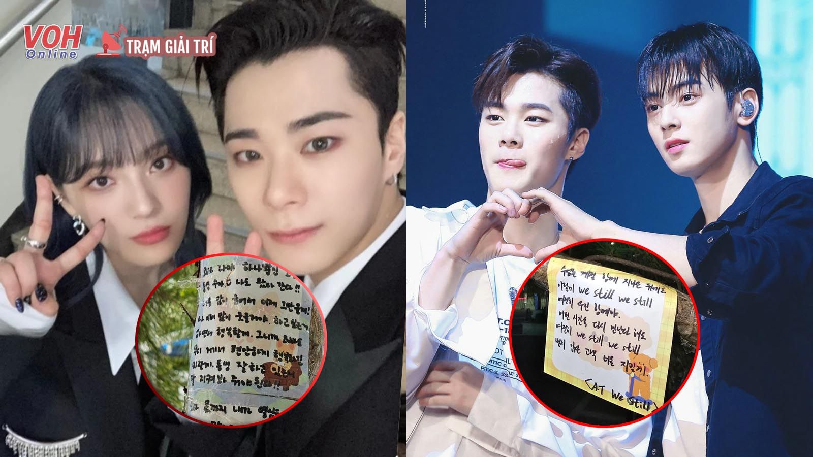 Em gái Moon Sua, Cha Eun Woo cùng dàn sao Hàn viết thư tay tưởng nhớ Moon Bin (Astro)
