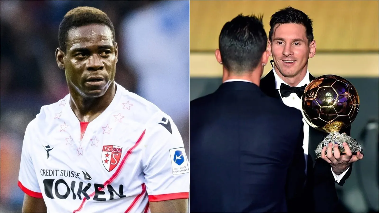 Balotelli nhận lỗi vì nhường QBV cho Ronaldo và Messi