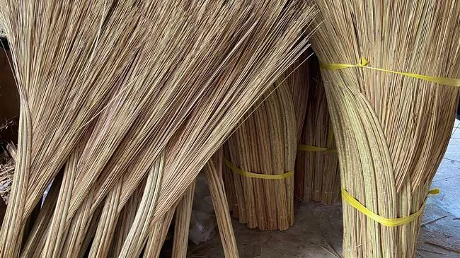 Làng chổi Mỹ An - nơi gìn giữ nghề bó chổi truyền thống