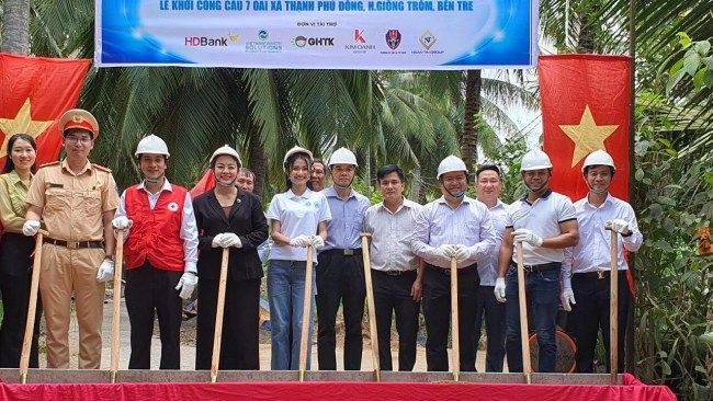 Khởi công xây dựng cầu nông thôn tại huyện Giồng Trôm, Bến Tre