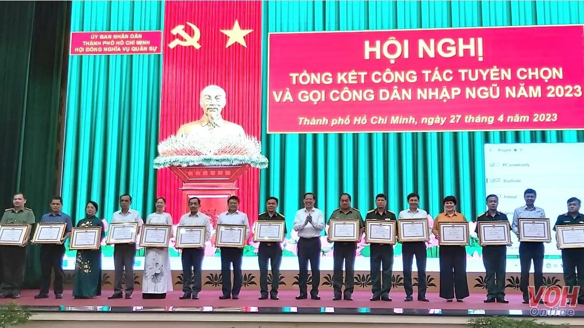 Năm 2023: TPHCM tuyển gần 4.750 công dân nhập ngũ