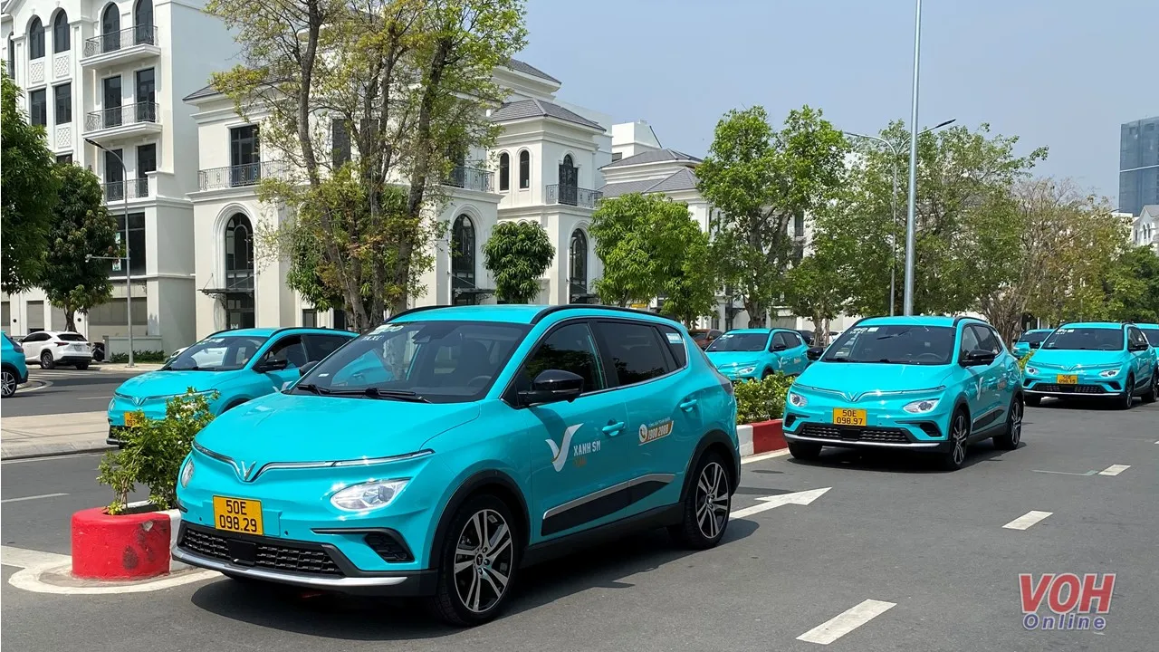 Taxi thuần điện đầu tiên tại TPHCM chính thức hoạt động từ ngày 30/4