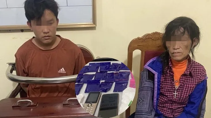 Bắt quả tang hai mẹ con cùng bán ma túy