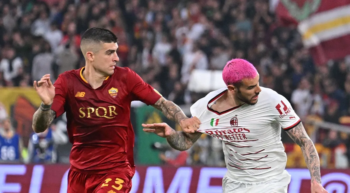 Roma không thể thắng AC Milan dù mở tỷ số ở phút 90+4