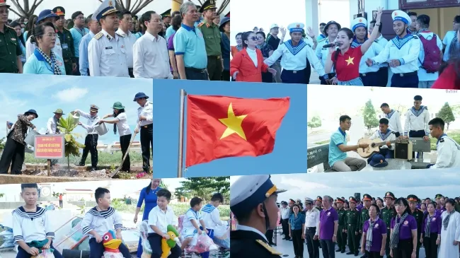 Mang yêu thương đến Trường Sa trong những ngày tháng 4 lịch sử