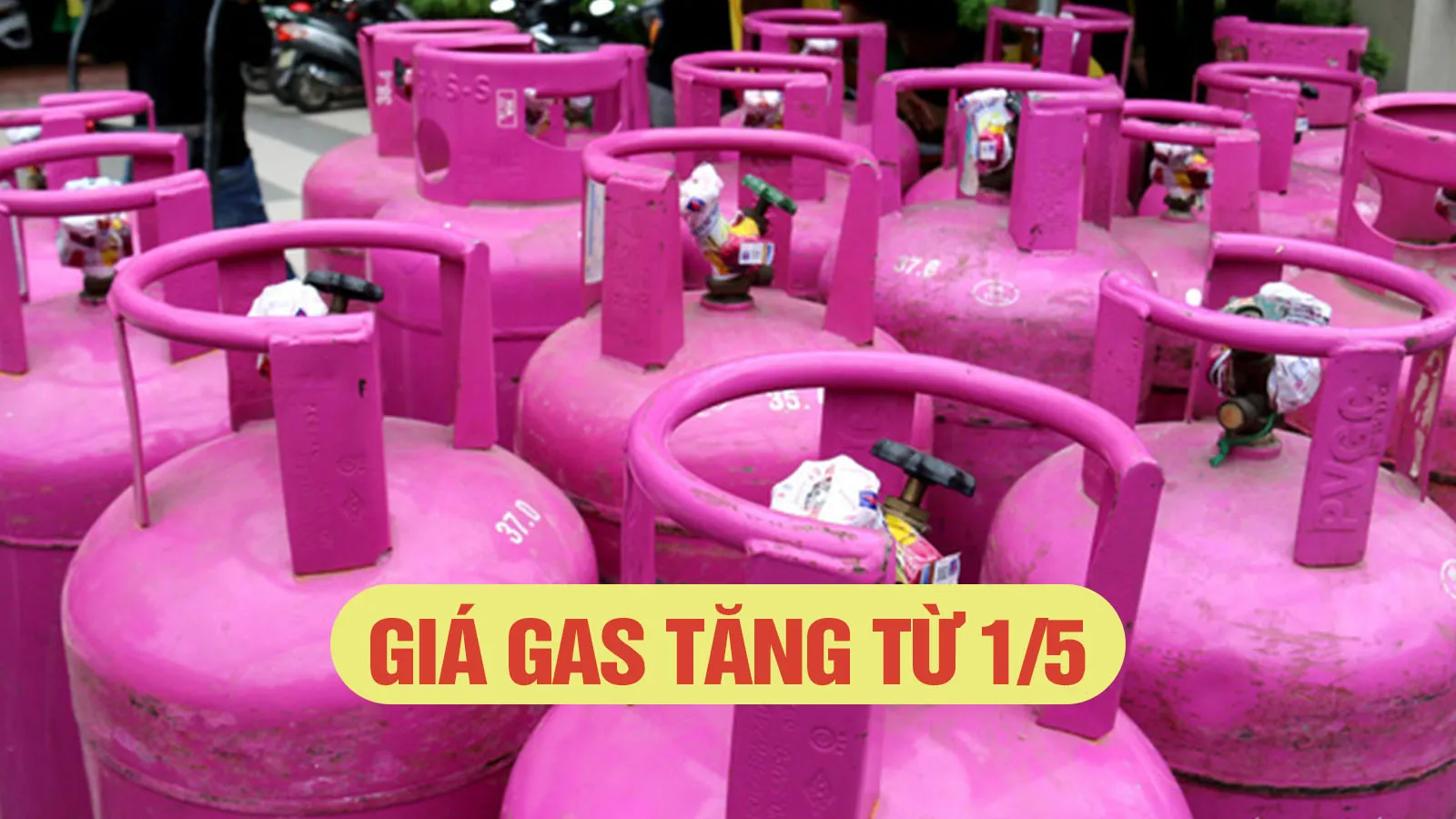 Giá gas tháng 5 tăng