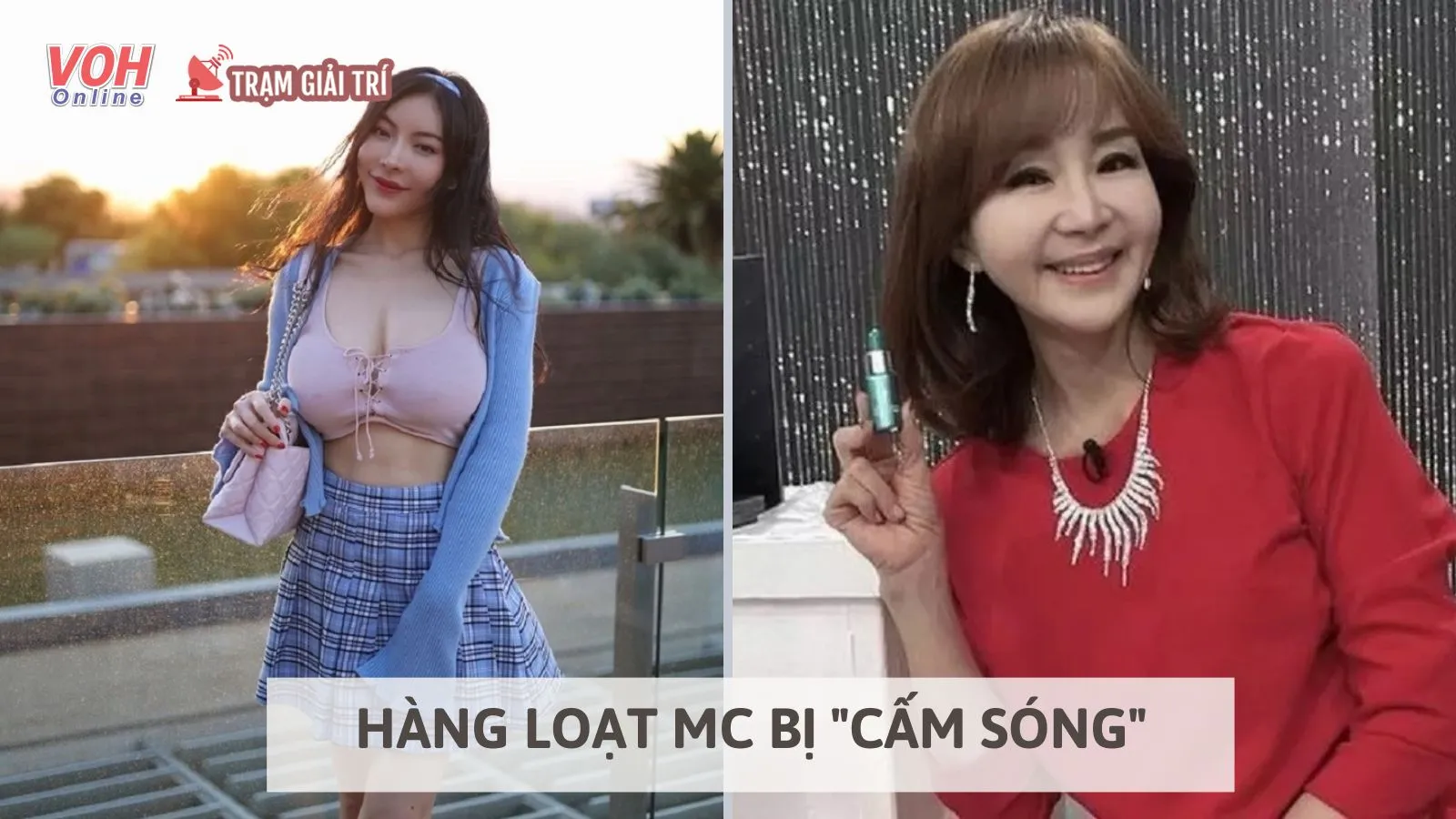 Hàng loạt MC Trung-Hàn bị cấm sóng vì ăn mặc hở hang, phát ngôn gây tranh cãi và đời tư bê bối