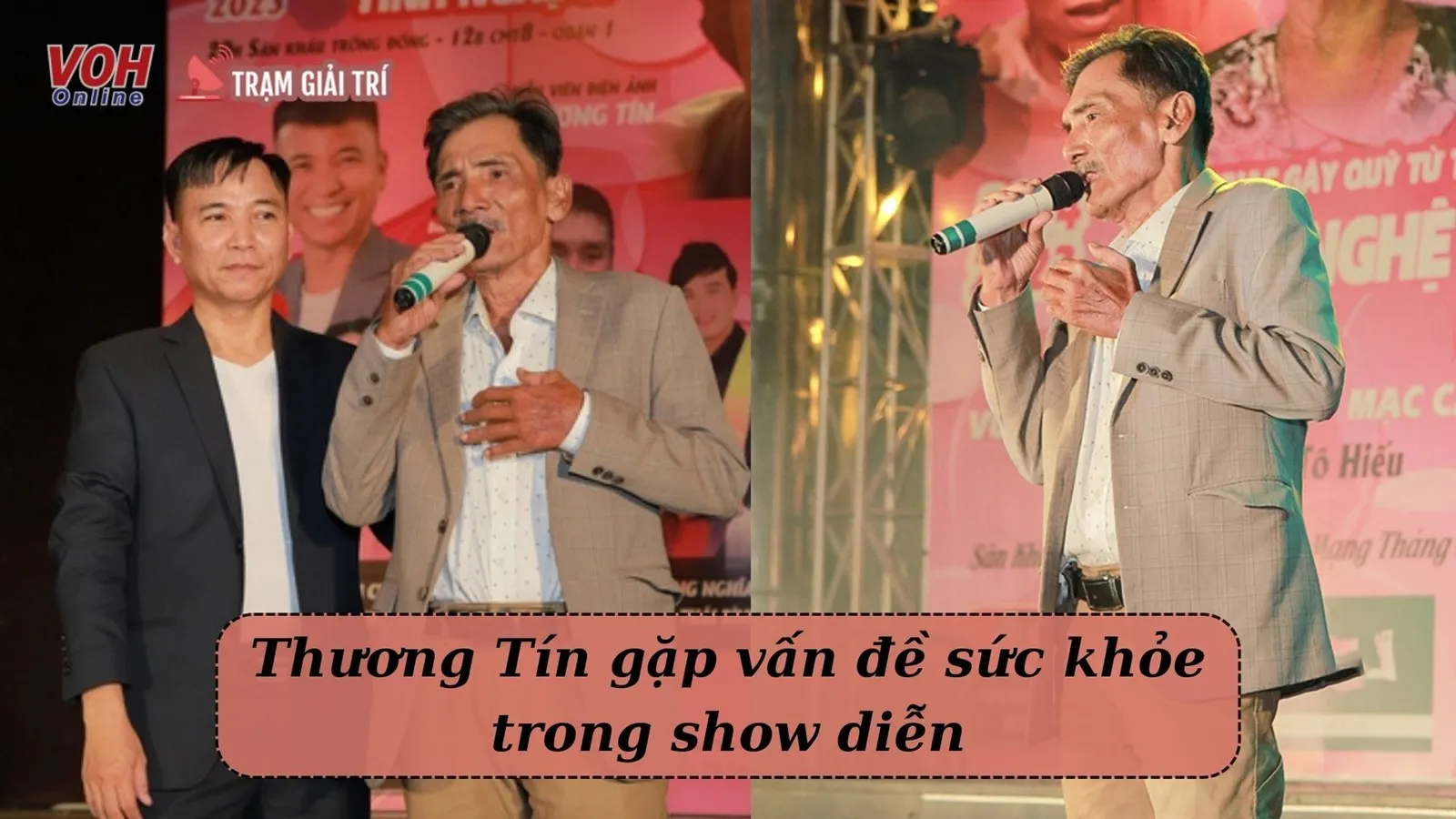 Thương Tín gặp sự cố trong đêm nhạc cuối đời