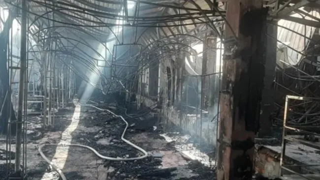 Nhiều tài sản bị thiêu rụi trong vụ cháy quán ăn tại Tiền Giang