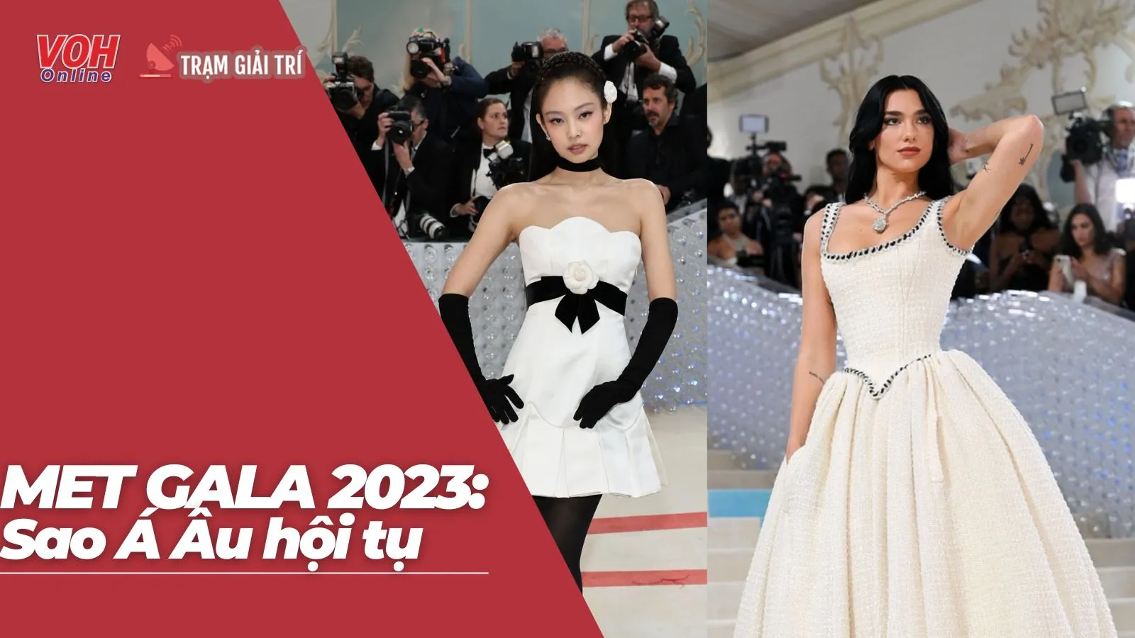 Dàn sao đổ bộ Met Gala 2023: Jennie và Song Hye Kyo nổi bần bật, Anne Hathaway hóa nữ thần