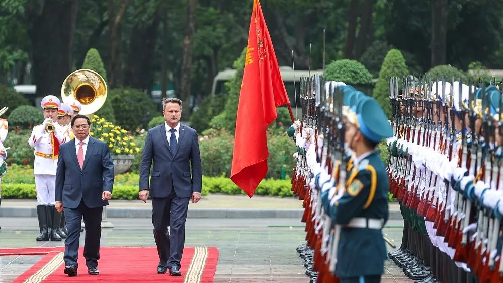 Thủ tướng Phạm Minh Chính đón, hội đàm với Thủ tướng Luxembourg