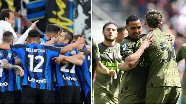 Inter và Milan làm nóng cuộc đua top 4 sau khi hạ Roma và Lazio