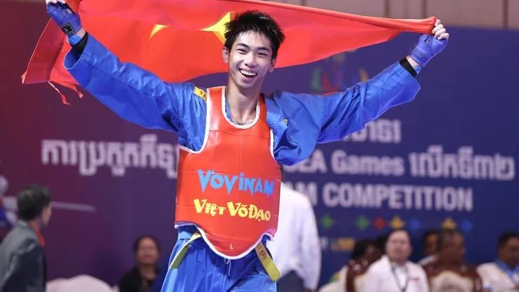 VĐV vovinam Nguyễn Thanh Liêm giành HCV khi đang sốt cao