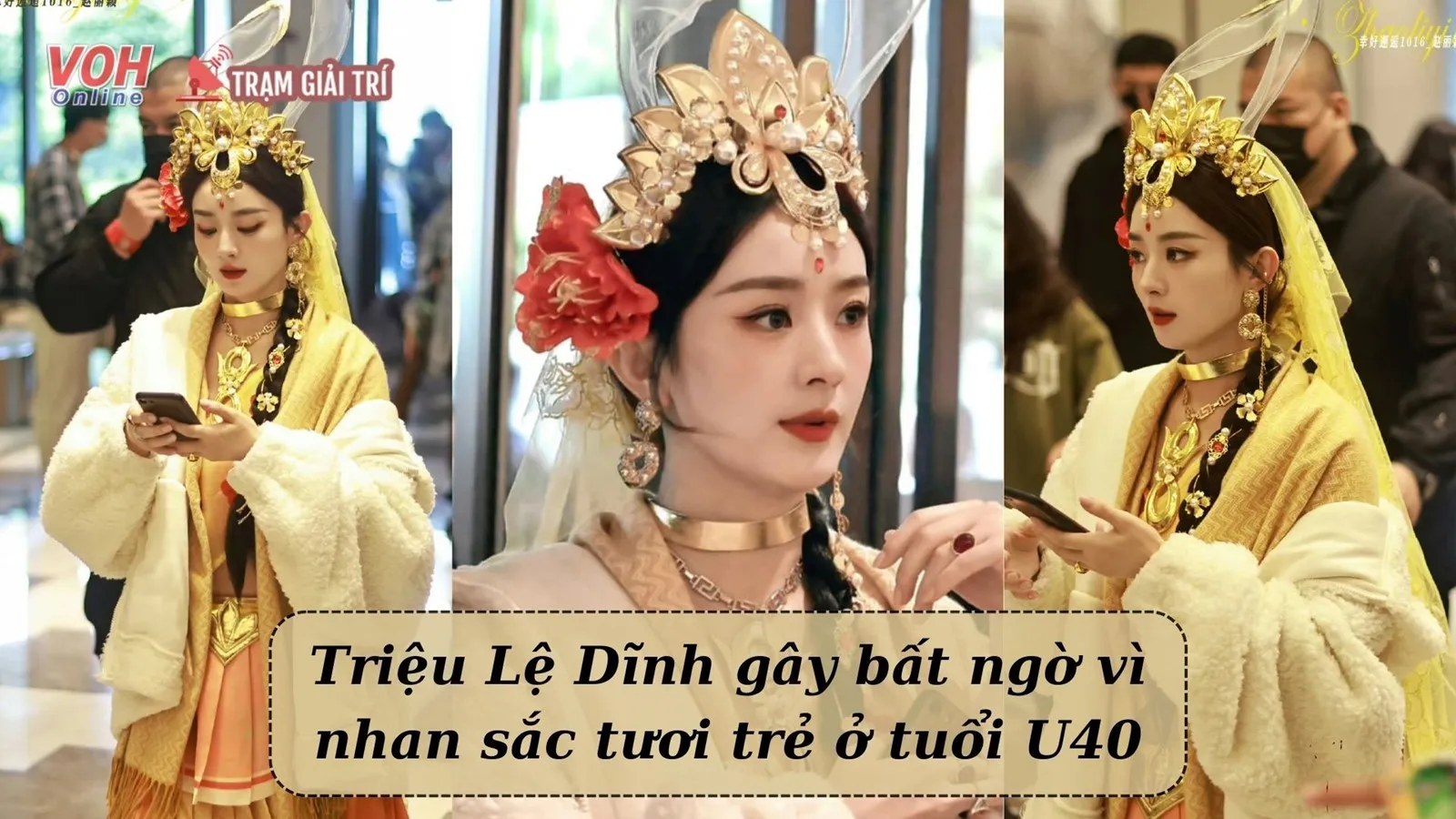 Triệu Lệ Dĩnh gây bão bởi nhan sắc tuyệt đẹp ở tuổi 35