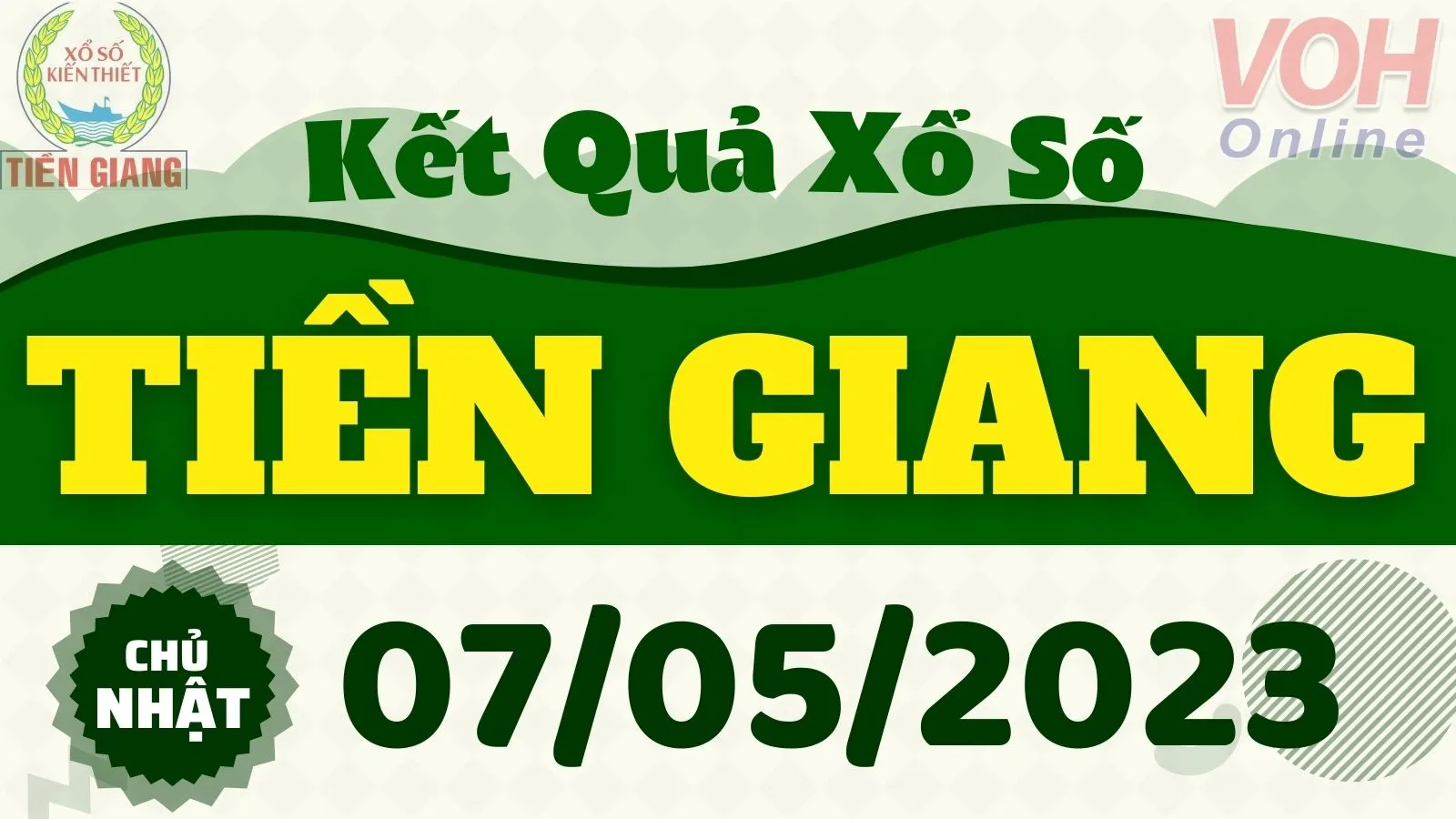 XSTG 7/5 - Kết quả xổ số Tiền Giang hôm nay chủ nhật ngày 7/5/2023