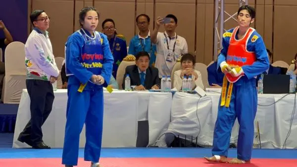 VĐV vovinam Bùi Thảo Ngân giành HCV hạng cân 65kg nữ