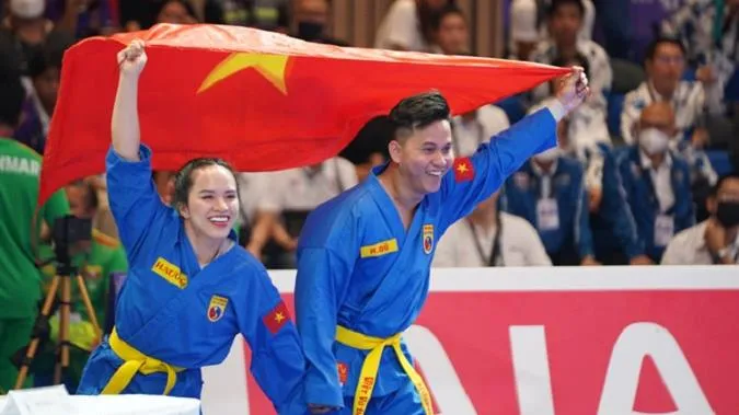 Tuyển vovinam Việt Nam giành HCV nội dung tự vệ nữ