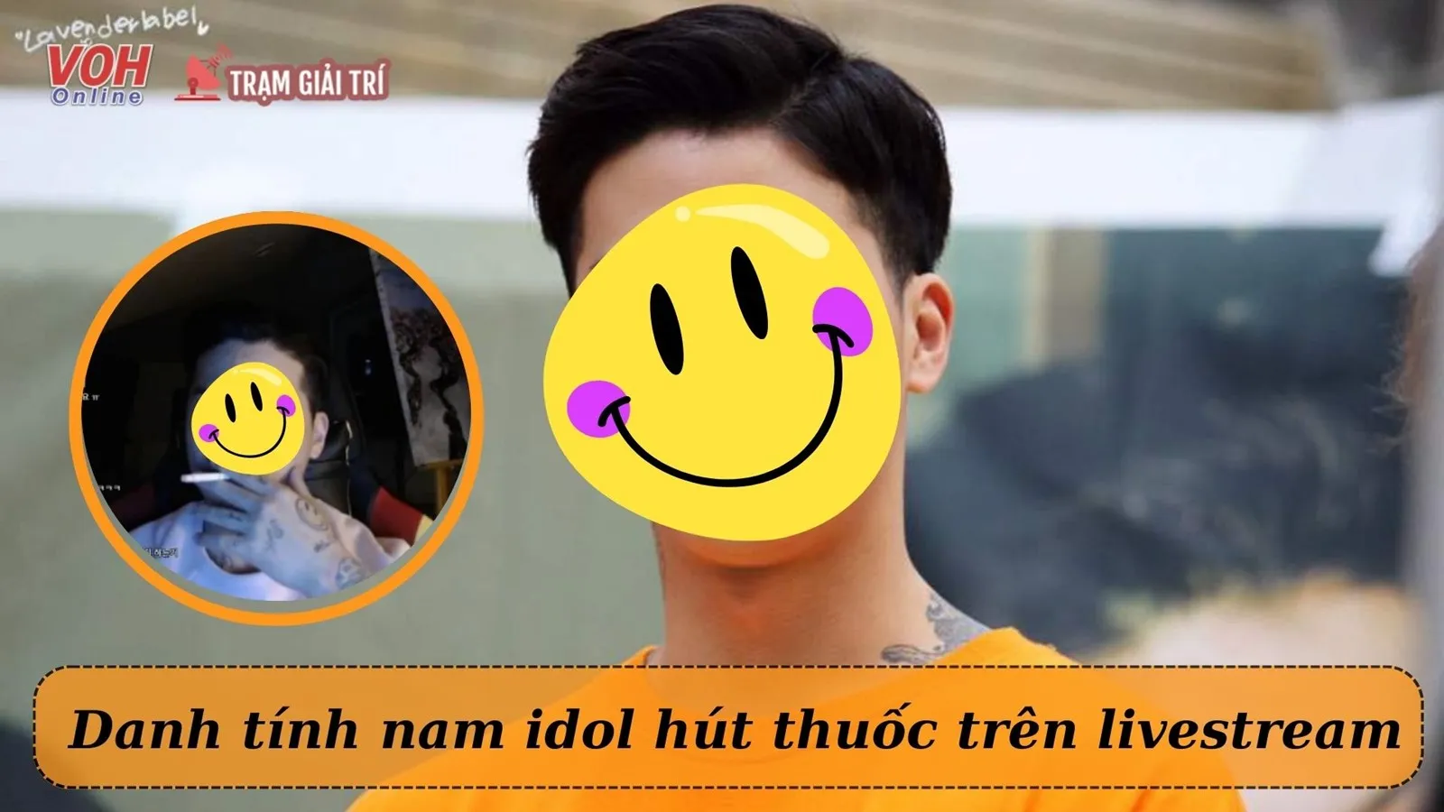 Nam idol Kpop đình đám livestream hút thuốc trước thềm comeback