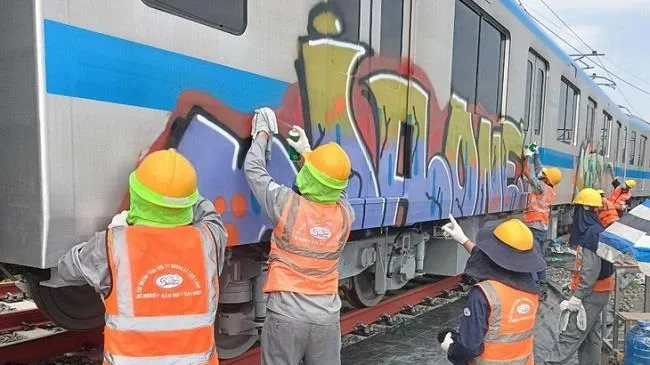 Điểm tin sáng 9/5: Công an tìm người vẽ bậy tàu metro số 1 | Bắt nóng nhóm ném bom xăng, đập phá xe