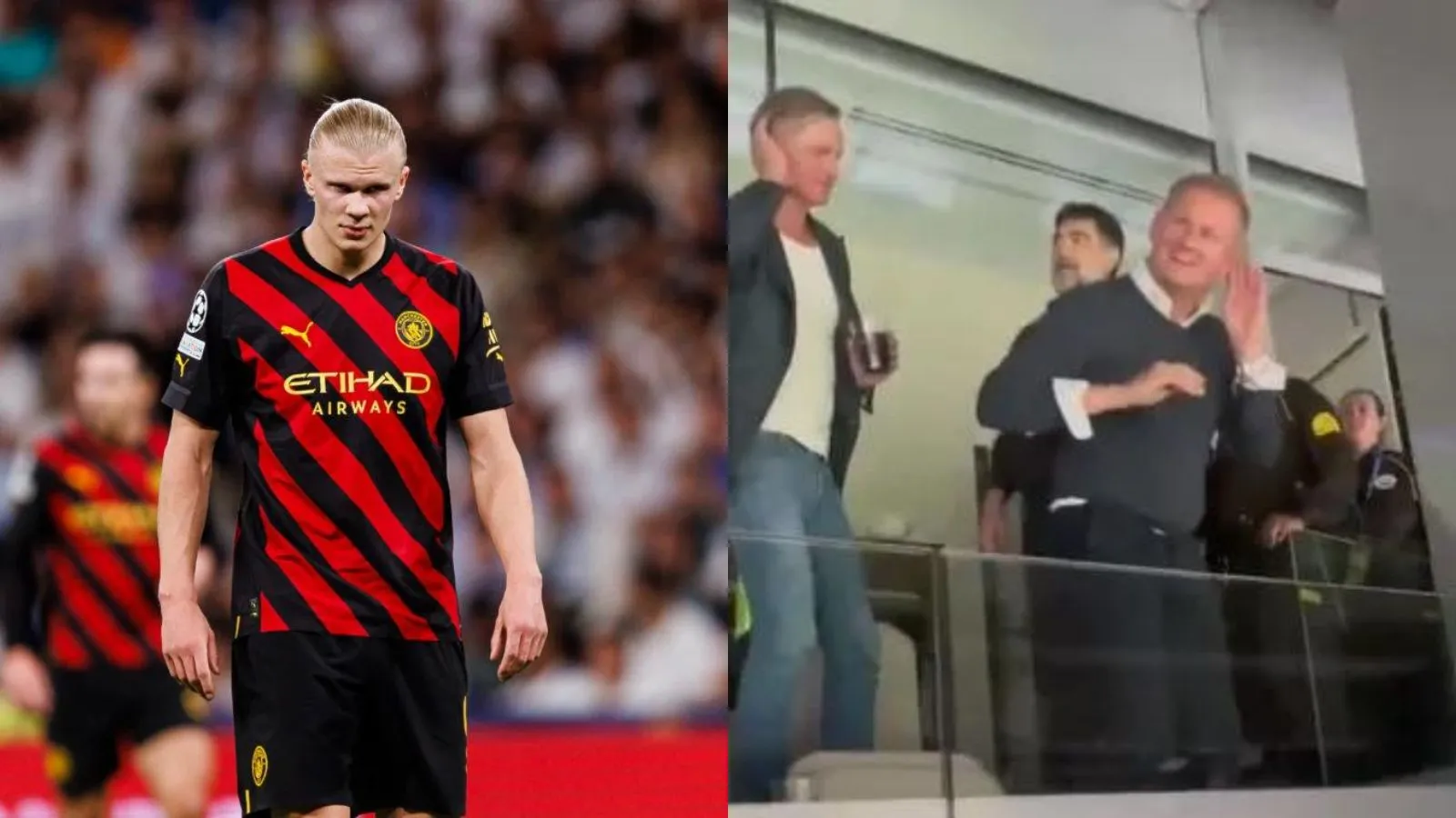 Bố Haaland gây hấn với CĐV Real, bị đuổi khỏi khán đài VIP