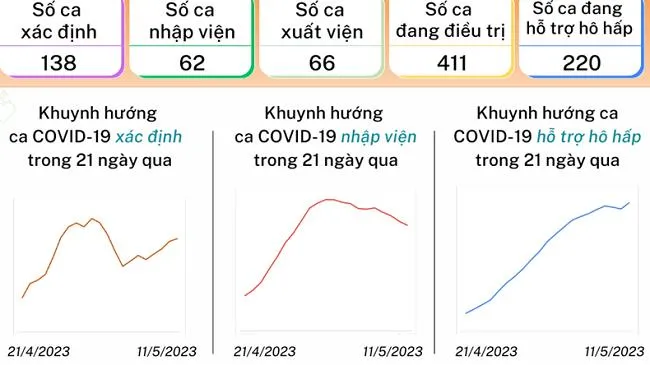 TPHCM: 220 trường hợp mắc Covid-19 cần hỗ trợ hô hấp