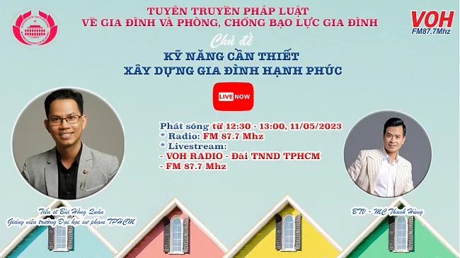 Livestream: Kỹ năng cần thiết để xây dựng gia đình hạnh phúc