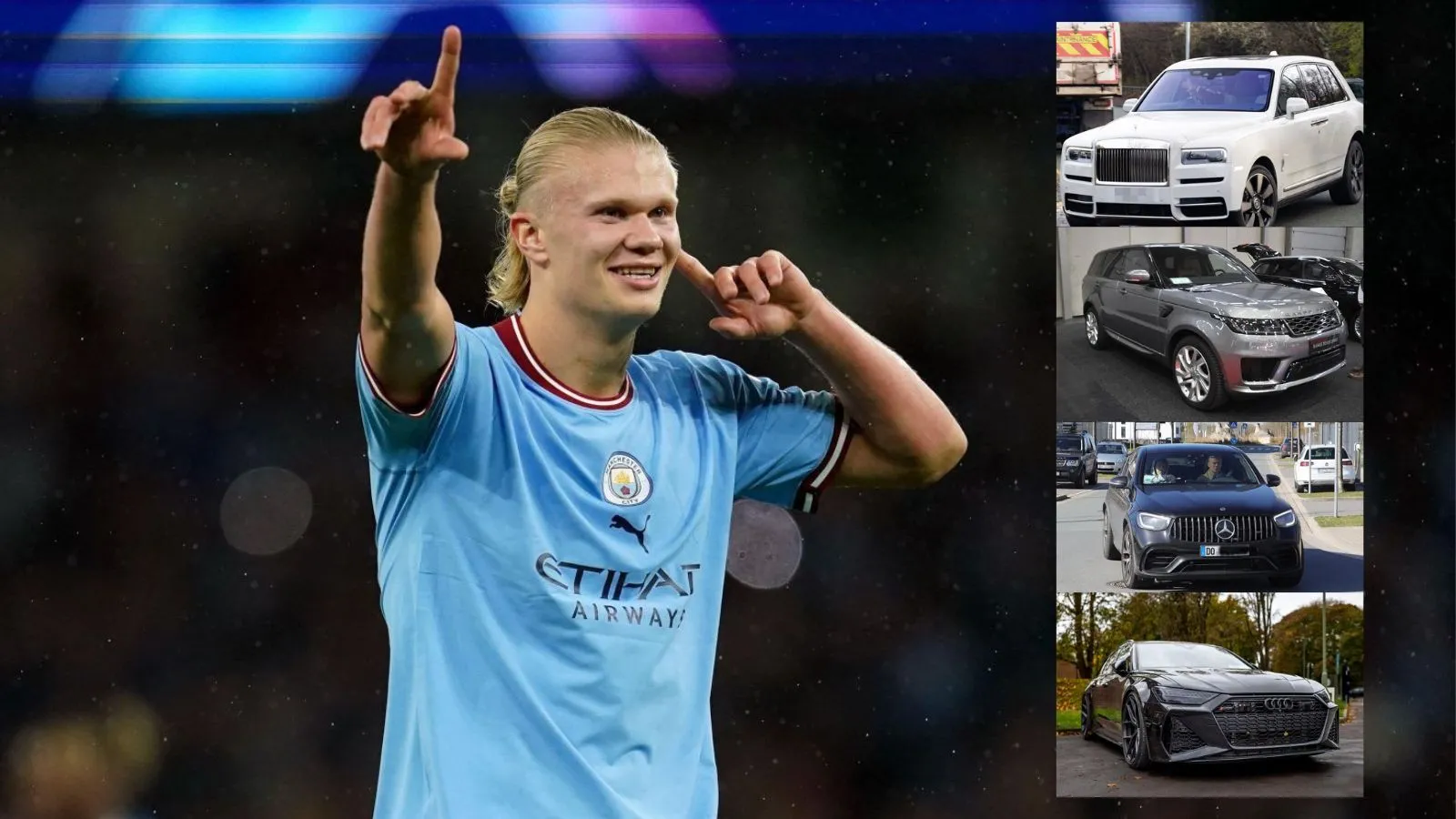 Haaland chơi siêu xe không kém gì Ronaldo