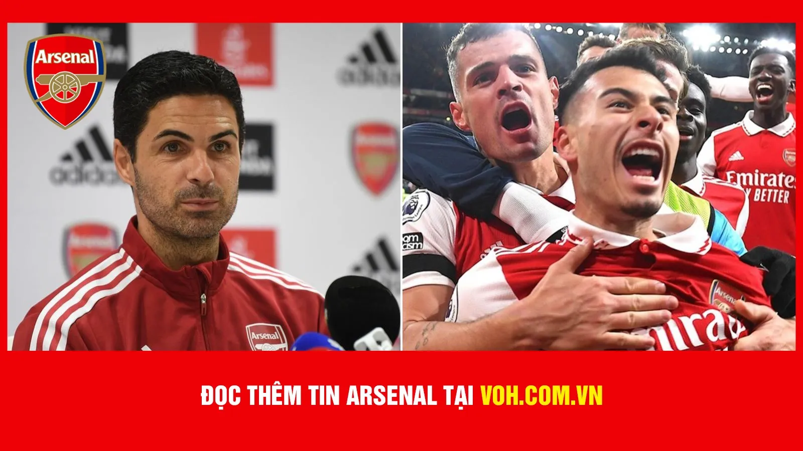 Mikel Arteta: “Arsenal sắp trở lại thành thế lực như khi xưa”