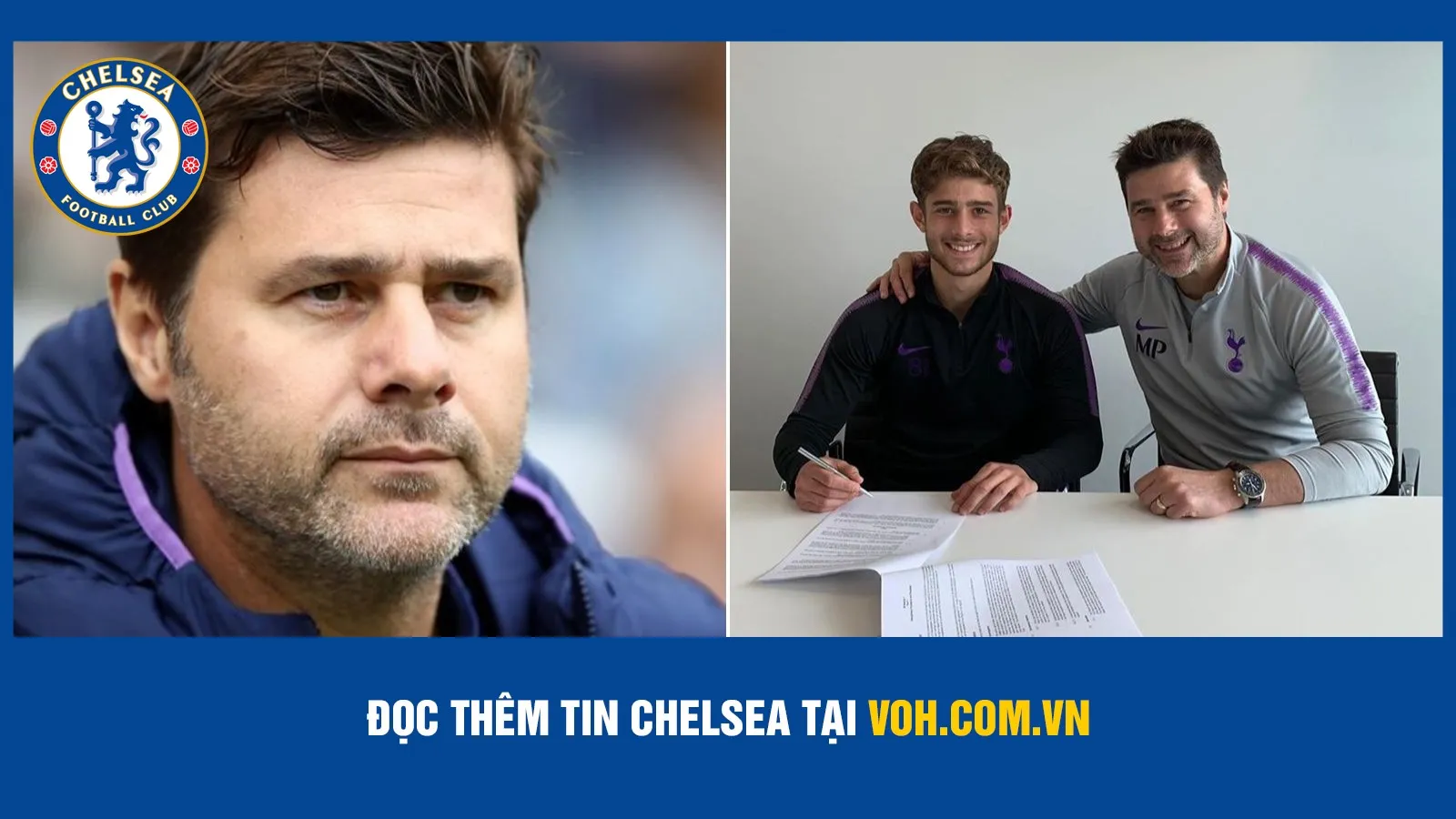 Pochettino mang con trai và 3 cộng sự thân tín nhất đến Chelsea