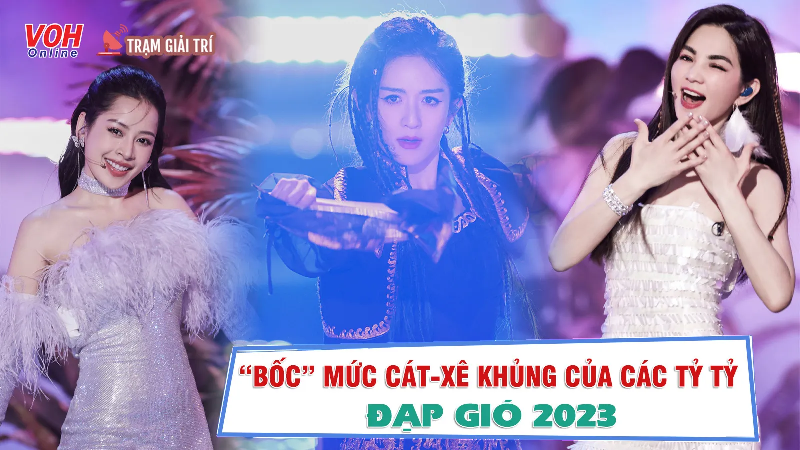 Bốc cát-xê khủng của các tỷ tỷ tại Đạp Gió 2023, con số của Tạ Na gây sốc