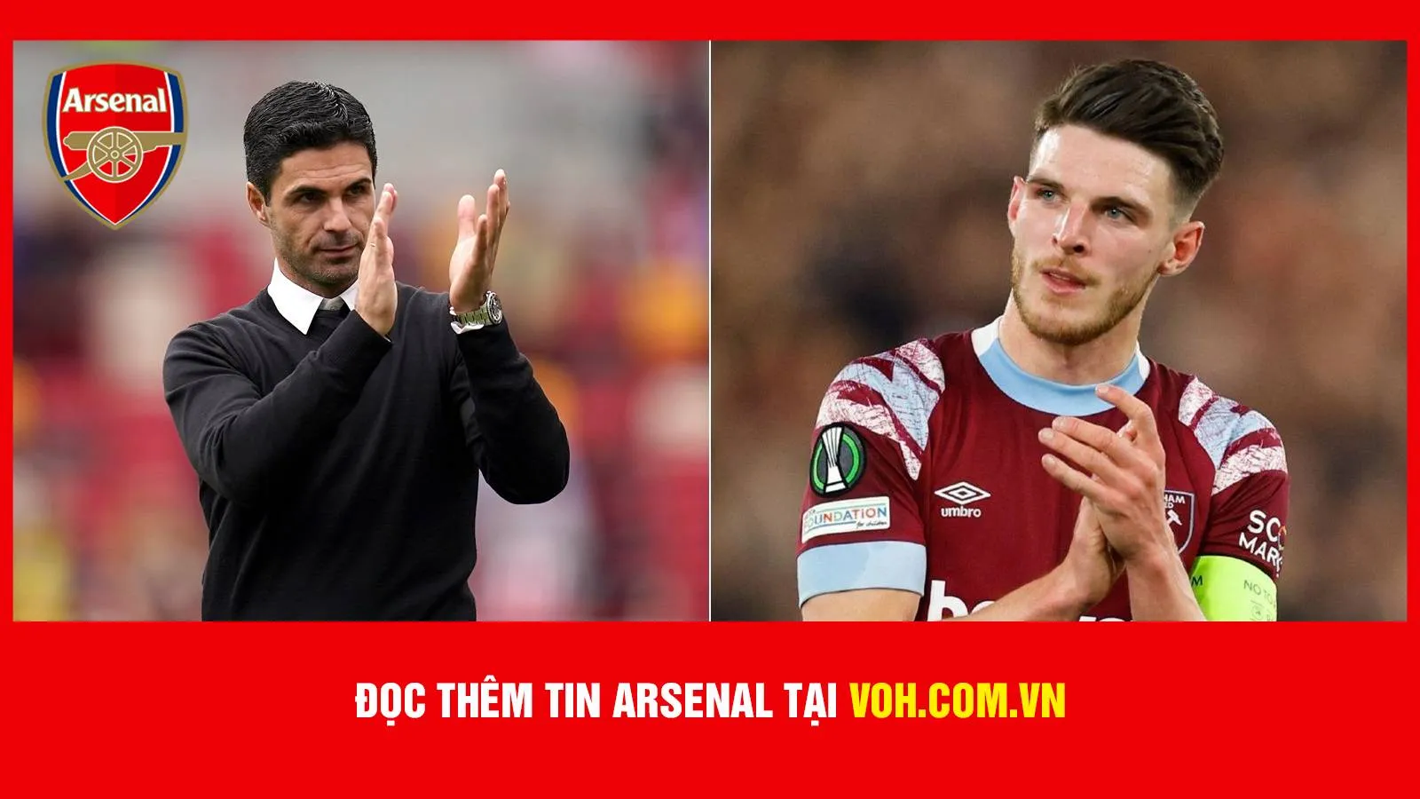 Arsenal chốt giá kỷ lục chiêu mộ Declan Rice