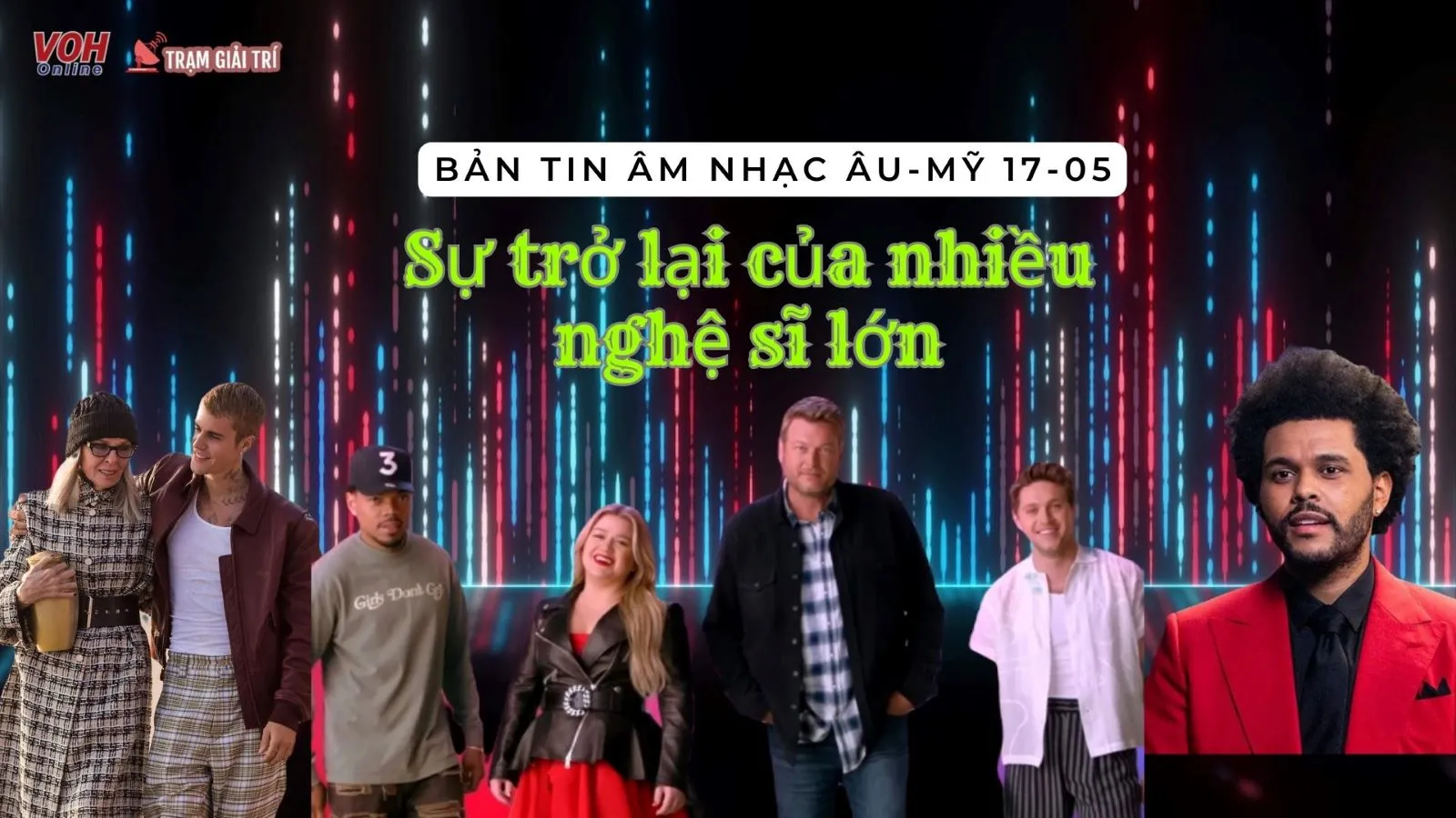 Bản tin âm nhạc Âu-Mỹ 17/05: Sự trở lại của nhiều nghệ sĩ lớn