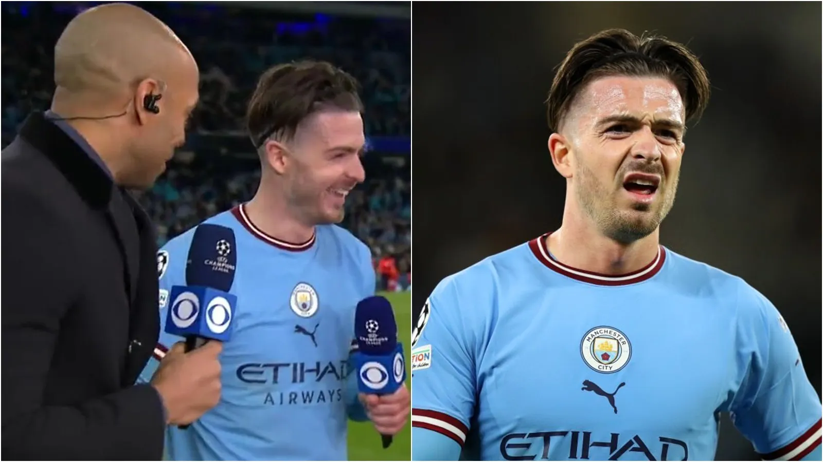 Jack Grealish văng tục trên sóng truyền hình khi Man City vào Chung kết C1