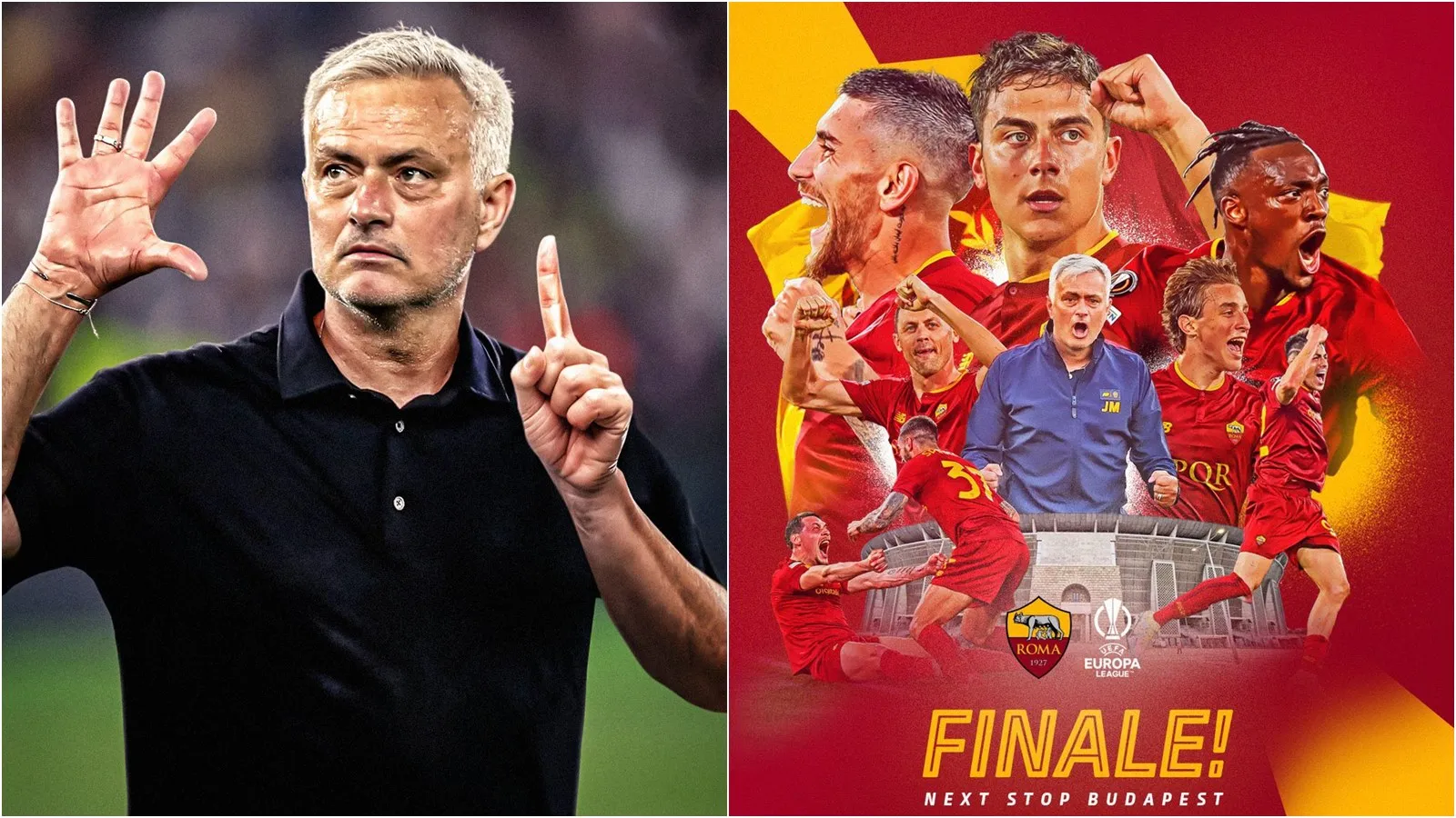 Jose Mourinho lập kỳ tích đưa Roma vào Chung kết mùa thứ hai liên tiếp