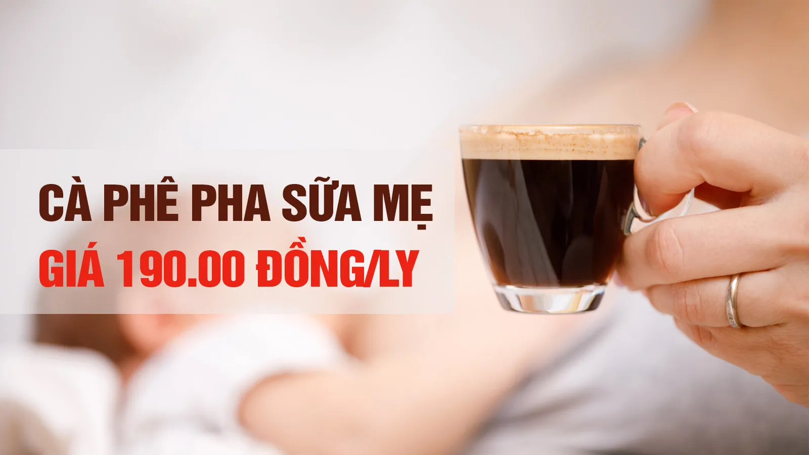 Độc lạ cà phê pha sữa mẹ giá 190.000 đồng/cốc ở Nga