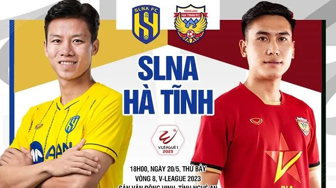 Link xem trực tiếp SLNA vs Hà Tĩnh (V-League 2023 vòng 8, 18h00 ngày 20/5)